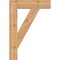 Ekena Millwork Traditional Block Smooth Bracket, Western Red Cedar, 3 1/2"W x 18"D x 26"H BKT04X18X26TRA05SWR - alternate 4